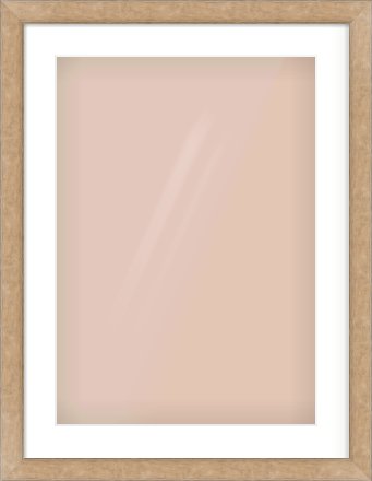 Bronze Flat Frame for 420 × 594mm artwork, with Smooth White Single Mount