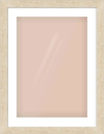 Premium Flat Frame for 420 × 594mm artwork, with Smooth White Single Mount