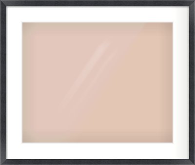 Black Wood Grain Flat Frame for 500 × 400mm artwork, with Smooth White Single Mount