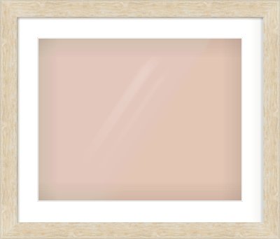 Premium Flat Frame for 20 × 16in artwork, with Smooth White Single Mount