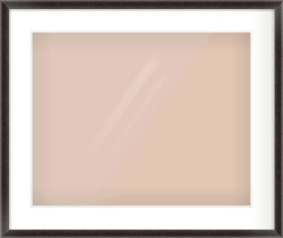 Black Cushion Frame for 20 × 16in artwork, with Smooth White Single Mount