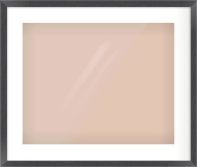 Black Flat Frame for 20 × 16in artwork, with Smooth White Single Mount