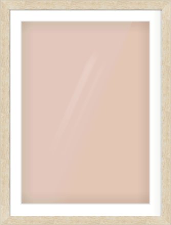 Premium Flat Frame for 594 × 841mm artwork, with Smooth White Single Mount