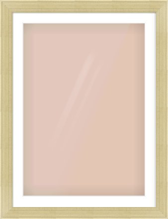 Silver Flat Frame for 594 × 841mm artwork, with Smooth White Single Mount