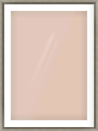 Silver Spoon Frame for 594 × 841mm artwork, with Smooth White Single Mount