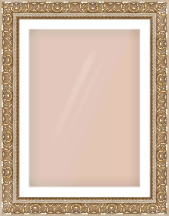 Silver / Gold Reverse Frame for 594 × 841mm artwork, with Smooth White Single Mount