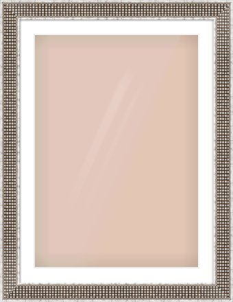 Silver Flat Frame for 594 × 841mm artwork, with Smooth White Single Mount