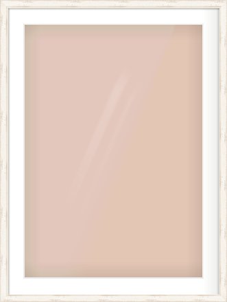 White Scoop Frame for 594 × 841mm artwork, with Smooth White Single Mount