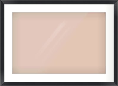 Black/Silver Flat Frame for 600 × 400mm artwork, with Smooth White Single Mount