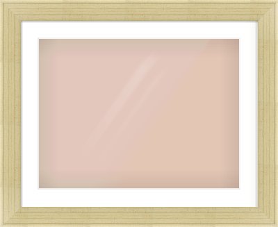 Silver Flat Frame for 60 × 45cm artwork, with Smooth White Single Mount