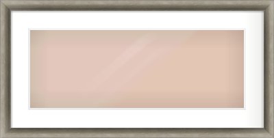 Silver Spoon Frame for 24 × 9in artwork, with Smooth White Single Mount