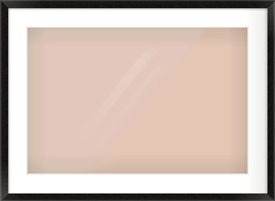 Black Wood Grain Flat Frame for 24 × 16in artwork, with Smooth White Single Mount