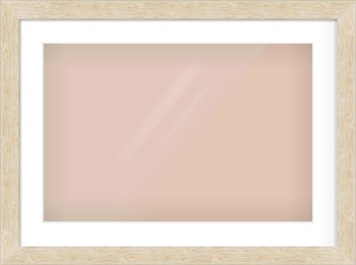 Premium Flat Frame for 24 × 16in artwork, with Smooth White Single Mount