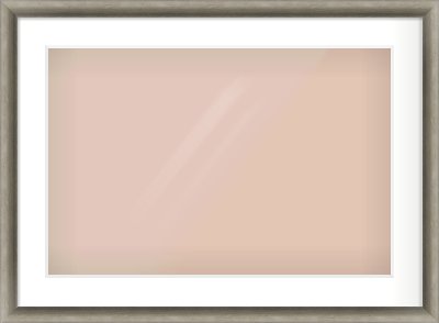 Silver Spoon Frame for 24 × 16in artwork, with Smooth White Single Mount