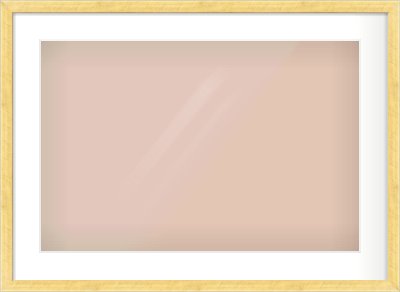Brushed Gold with Black Sides Flat Frame for 24 × 16in artwork, with Smooth White Single Mount