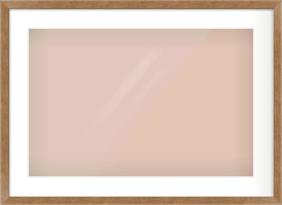 Brushed Bronze with Black Sides Flat Frame for 24 × 16in artwork, with Smooth White Single Mount