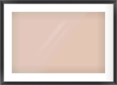 Black Angle Frame for 24 × 16in artwork, with Smooth White Single Mount