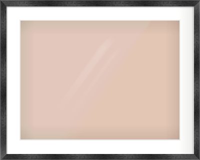 Black Flat Frame for 24 × 18in artwork, with Smooth White Single Mount