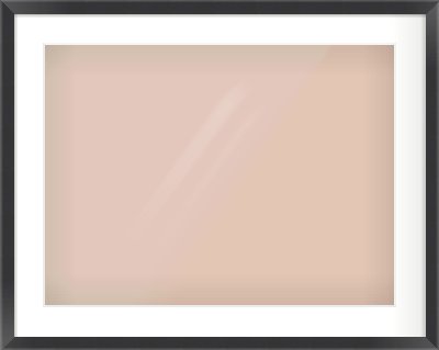 Brushed Black Flat Frame for 24 × 18in artwork, with Smooth White Single Mount