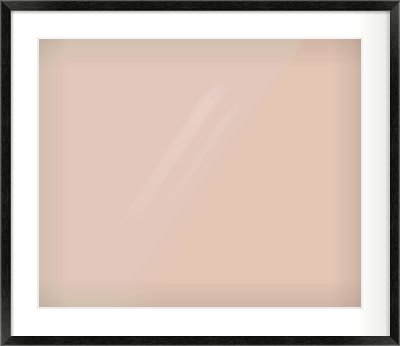 Black Wood Grain Flat Frame for 24 × 20in artwork, with Smooth White Single Mount
