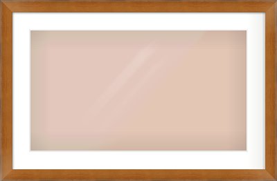 Brushed Bronze with Black Sides Flat Frame for 64 × 36cm artwork, with Smooth White Single Mount