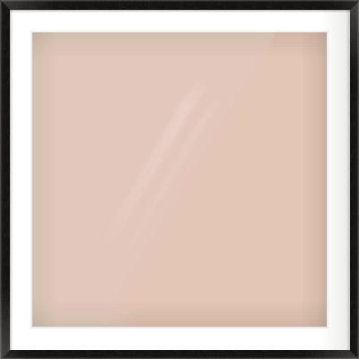 Black Wood Grain Flat Frame for 700 × 700mm artwork, with Smooth White Single Mount