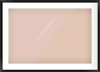 Black Wood Grain Flat Frame for 75 × 50cm artwork, with Smooth White Single Mount