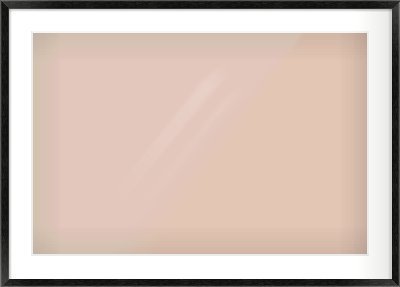 Black Wood Grain Flat Frame for 75 × 50cm artwork, with Smooth White Single Mount