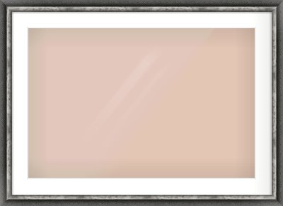 Black / Pewter Reverse Frame for 75 × 50cm artwork, with Smooth White Single Mount
