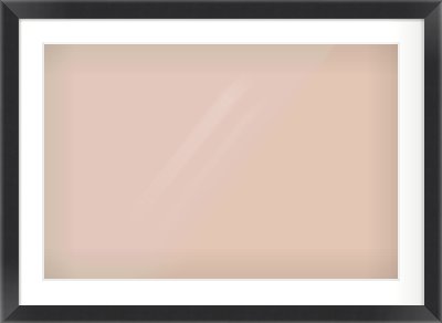 Black Flat Frame for 75 × 50cm artwork, with Smooth White Single Mount