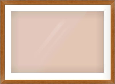 Brushed Bronze with Black Sides Flat Frame for 75 × 50cm artwork, with Smooth White Single Mount