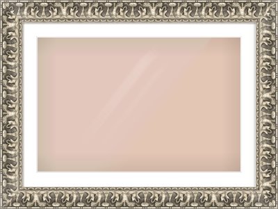 Silver Reverse Frame for 75 × 50cm artwork, with Smooth White Single Mount