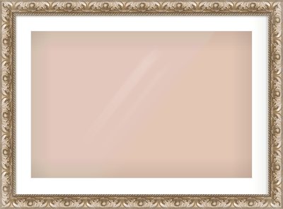 Silver Scoop Frame for 75 × 50cm artwork, with Smooth White Single Mount