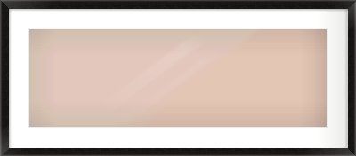 Black Wood Grain Flat Frame for 30 × 10in artwork, with Smooth White Single Mount
