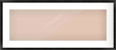 Black Wood Grain Flat Frame for 30 × 10in artwork, with Smooth White Single Mount