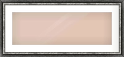 Black / Pewter Reverse Frame for 30 × 10in artwork, with Smooth White Single Mount
