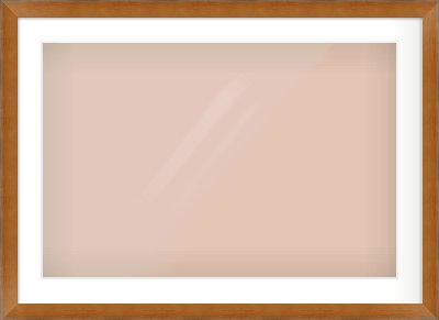 Brushed Bronze with Black Sides Flat Frame for 30 × 20in artwork, with Smooth White Single Mount