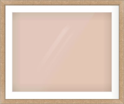 Bronze Flat Frame for 30 × 24in artwork, with Smooth White Single Mount