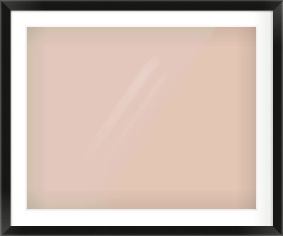 Black Flat Frame for 30 × 24in artwork, with Smooth White Single Mount