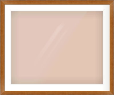 Brushed Bronze with Black Sides Flat Frame for 30 × 24in artwork, with Smooth White Single Mount