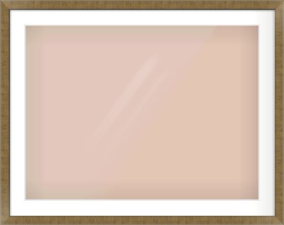 Bronze Flat Frame for 800 × 600mm artwork, with Smooth White Single Mount