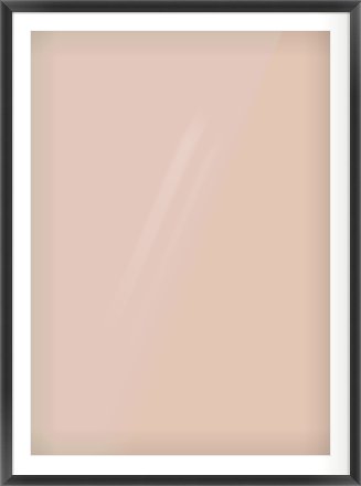 Black Scoop Frame for 841 × 1189mm artwork, with Smooth White Single Mount