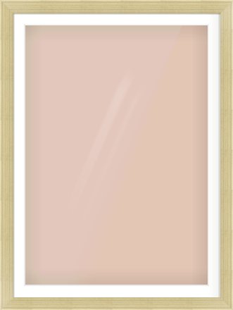 Silver Flat Frame for 841 × 1189mm artwork, with Smooth White Single Mount