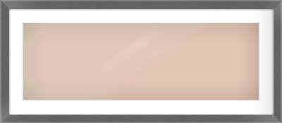 Dark Grey Flat Frame for 90 × 30cm artwork, with Smooth White Single Mount