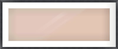 Black Wood Grain Flat Frame for 90 × 30cm artwork, with Smooth White Single Mount