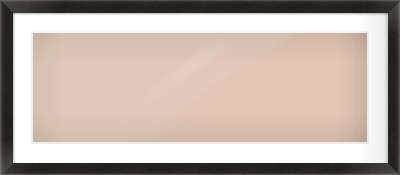 Black Grain Flat Frame for 90 × 30cm artwork, with Smooth White Single Mount