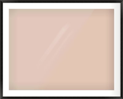 Black Wood Grain Flat Frame for 90 × 70cm artwork, with Smooth White Single Mount