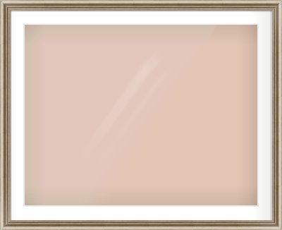 Silver Cushion Frame for 90 × 70cm artwork, with Smooth White Single Mount