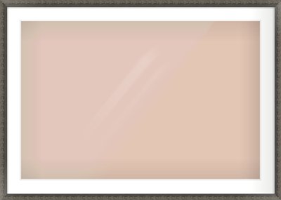 Black Scoop Frame for 36 × 24in artwork, with Smooth White Single Mount