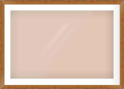Brushed Bronze with Black Sides Flat Frame for 36 × 24in artwork, with Smooth White Single Mount